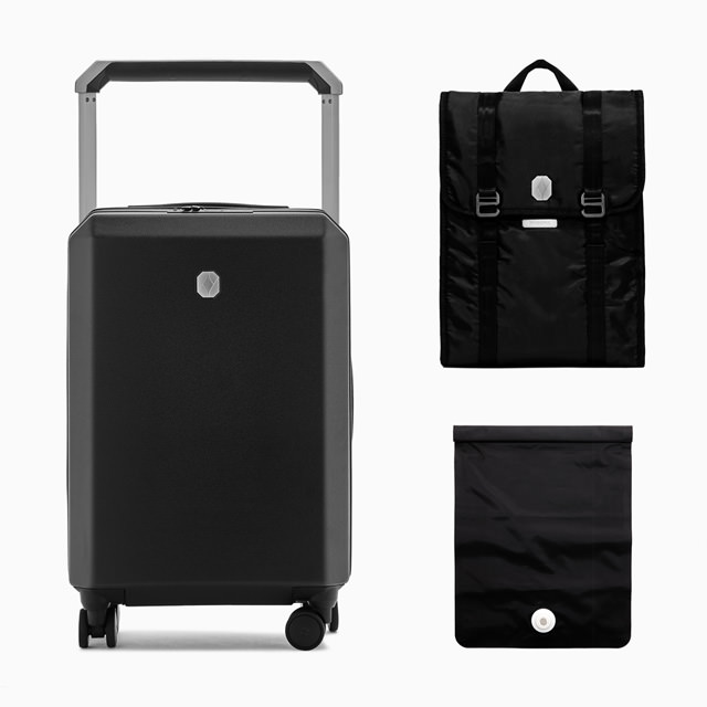 PHOENX Tela 40 Cabin Luggage Travel Kit Black Sand
