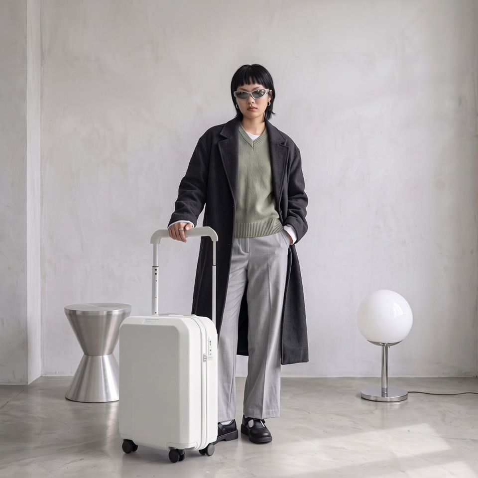 PHOENX: TELA 40 CABIN LUGGAGE WHITE